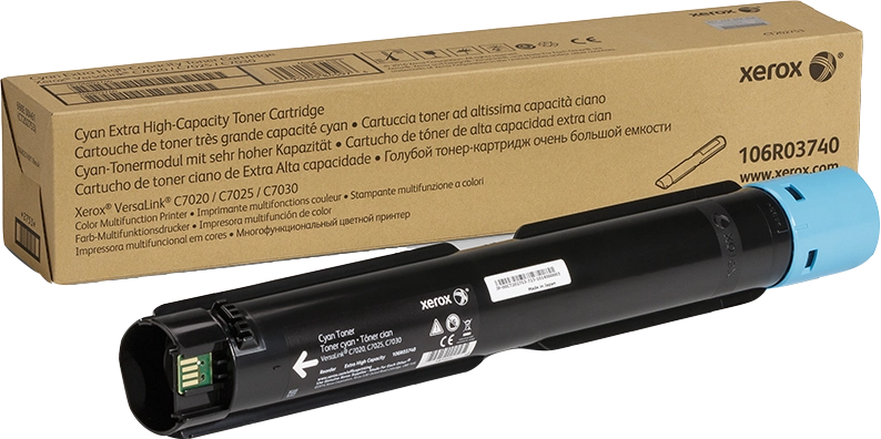 106R03740 TONER CIAN PARA XEROX VERSALINK C7020/7025/7030 series