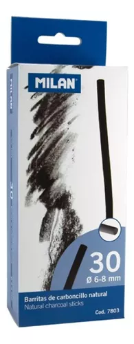 BARRAS DE CARBONCILLO NATURAL 6-8 MM MILAN 