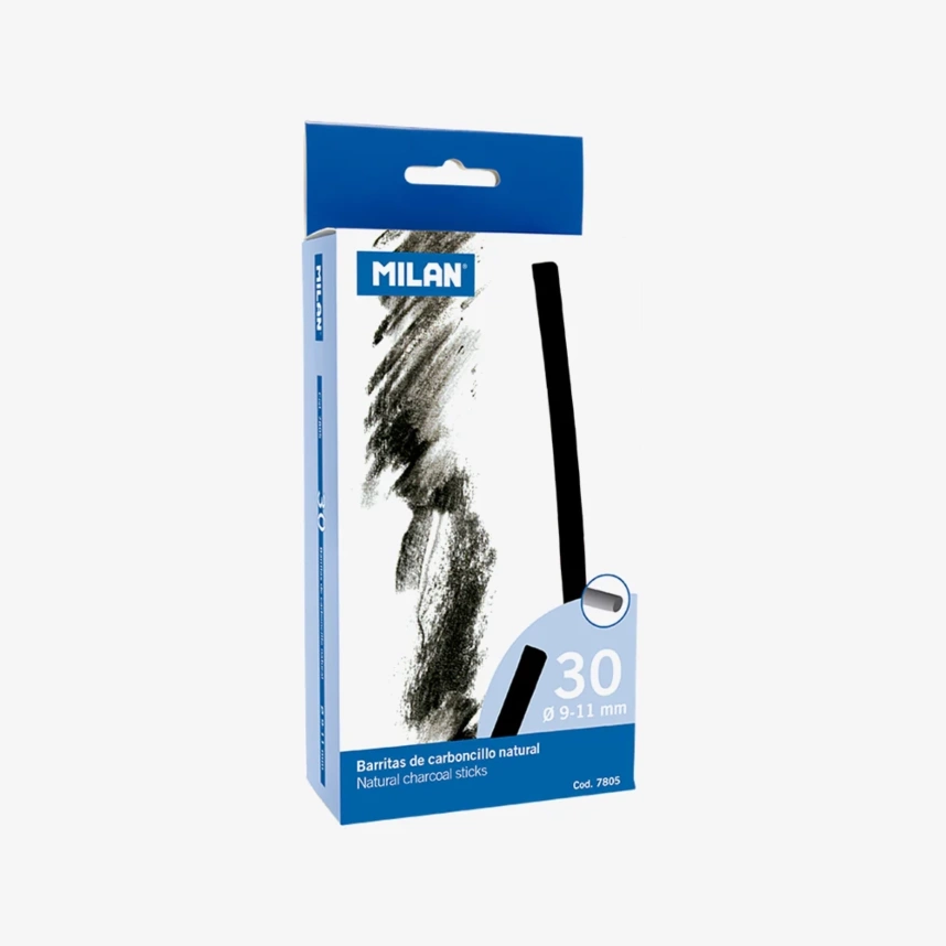 BARRAS DE CARBONCILLO NATURAL 9-11 MM MILAN 