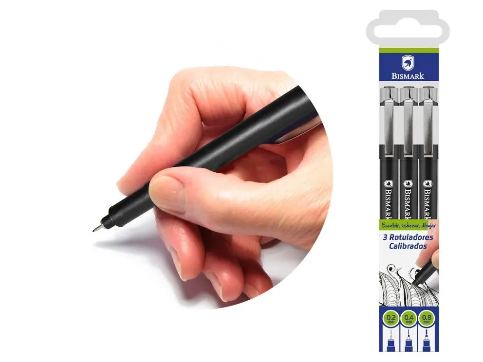  SET 3 ROTULADORES CALIBRADOS - 0.20 - 0.40 - 0.80 