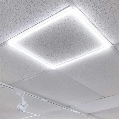 PANEL LED MARCO LUMINOSO 40W DRIVER LIFUD NO FLICKER CORTE Ø595x595mm