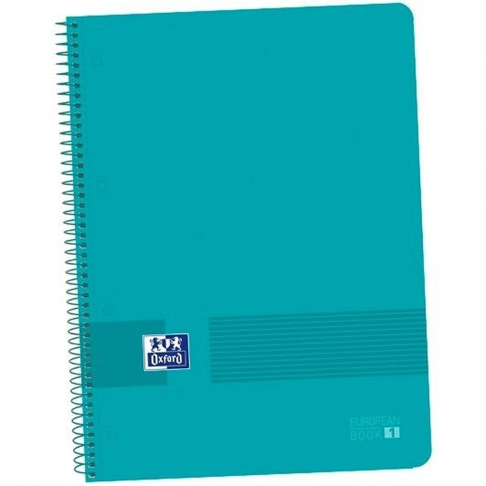 CUADERNO LIVE&GO EUROPEANBOOK 1 80H A4+ 5X5MM MICROPERFORADO TAPA DE PLÁSTICO OXFORD