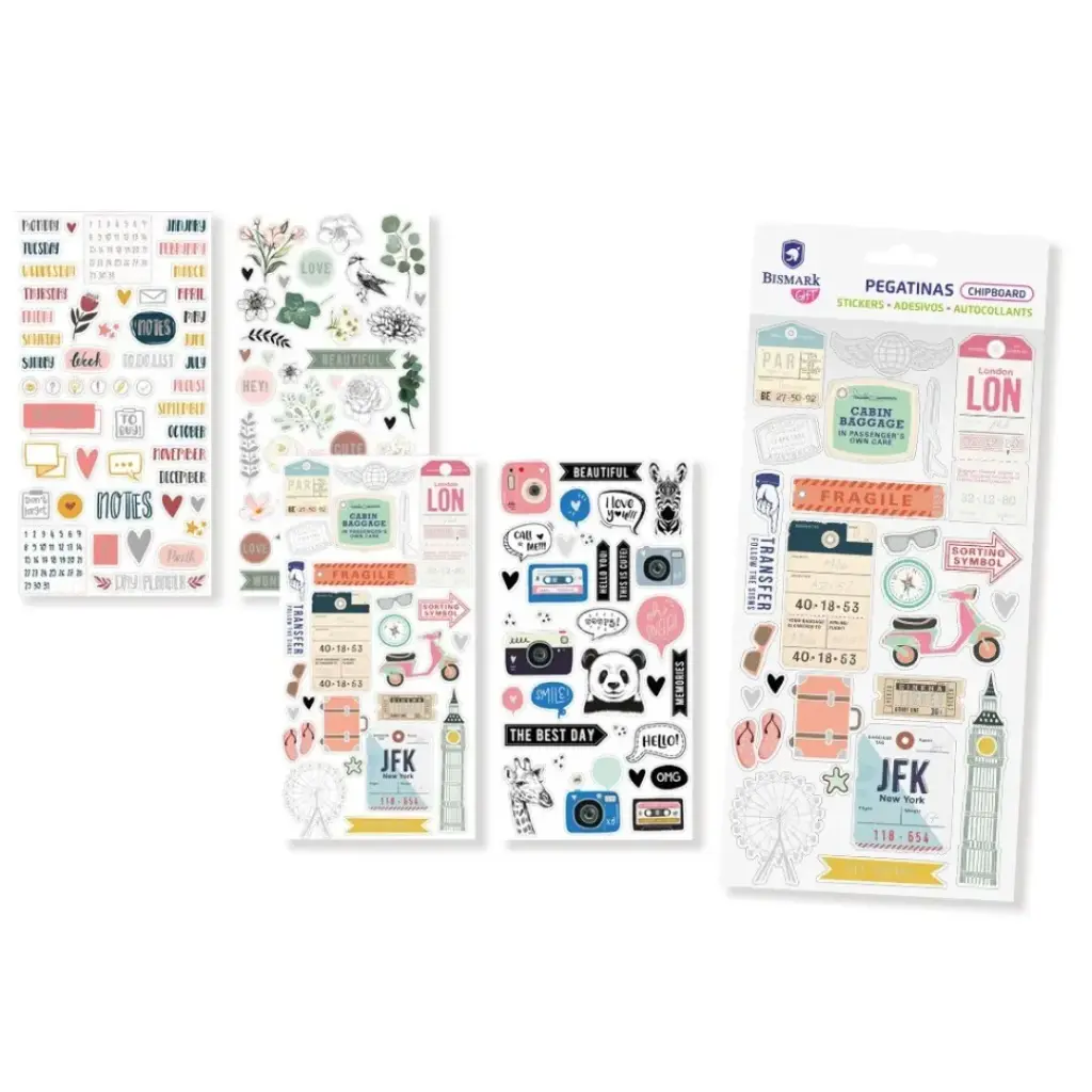  PEGATINAS CHIPBOARD 