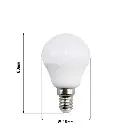 BOMBILLA LED ESFÉRICA E14 P45 5W B. FRIO
