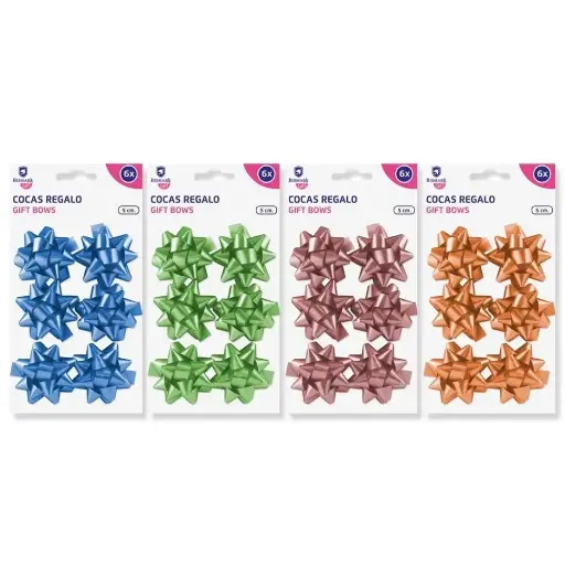 [330923] 
SET 6 COCAS 5 CM METALIZADAS 