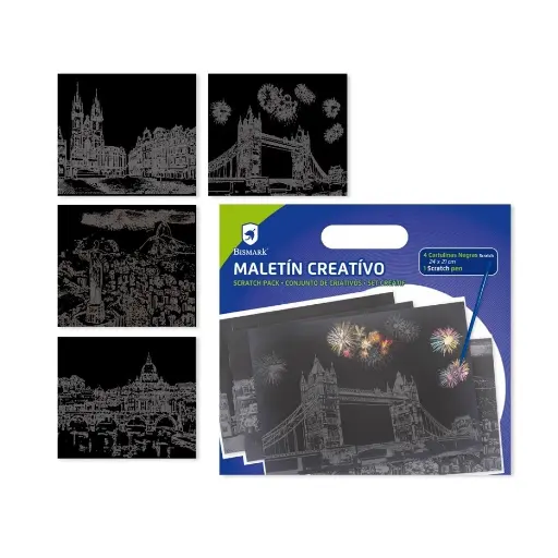 [329598] MALETÍN CREATIVO SCRATCH CIUDADES