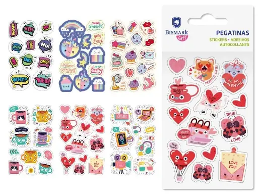 [331845] PEGATINAS PVC EPOXY BRILLANTINA HAPPY MOMENTS