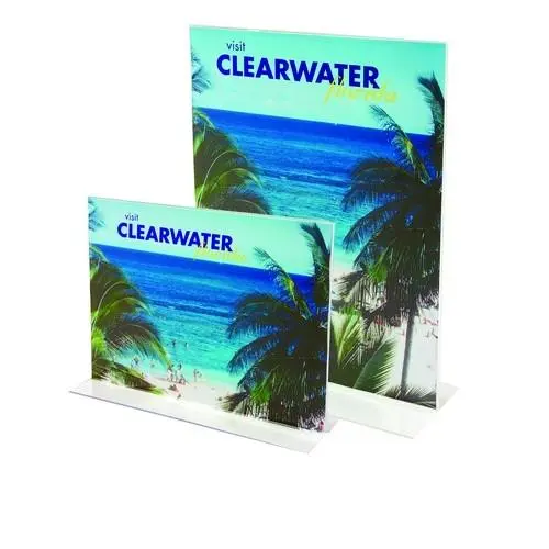 FAIBO PORTACARTEL DE SOBREMESA EN FORMA DE T