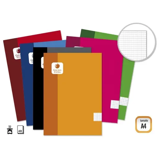[324793] GOLDEN BLOCK A4, 90 GRM. 48 HOJAS CUADRICULADO