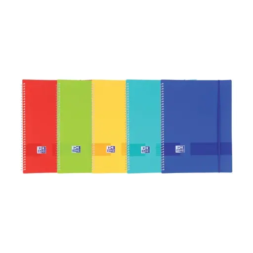CUADERNO LIVE&GO EUROPEANBOOK 1 80H A4+ 5X5MM MICROPERFORADO TAPA DE PLÁSTICO OXFORD