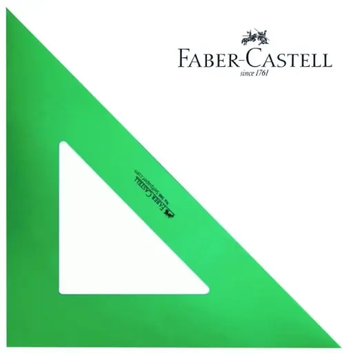 ESCUADRA SIN GRADUAR FABER-CASTELL