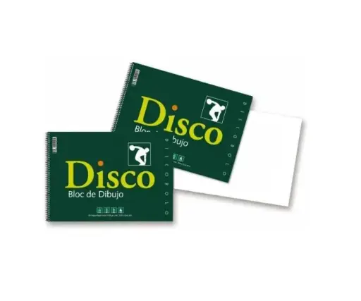 [1709] BLOC DIBUJO ESPIRAL DISCO LISO 20 HOJAS 130GRS. - ZORRILLA -