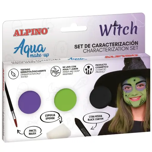 MAQUILLAJE AL AGUA SET DE CARACTERIZACIÓN - ALPINO -