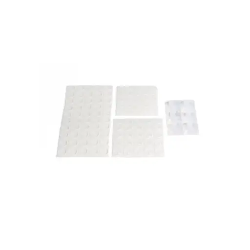 [10194/BS] TOPES GOMA SURTIDOS AUTOADHESIVOS TRANSPARENTE (PACK 106)