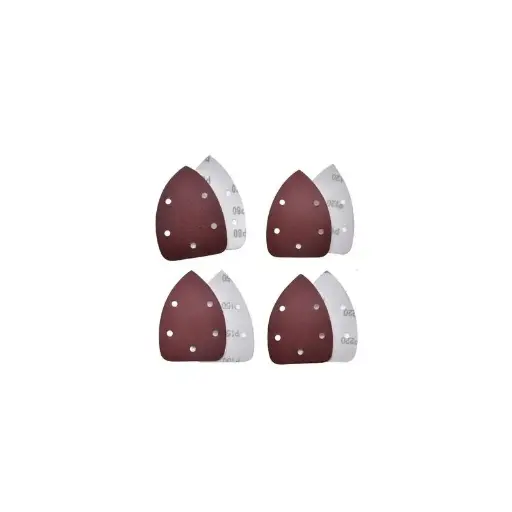 [14763/BS] DISCOS RECAMBIO LIJADORA TRIANGULAR GRANO 80/120/150/220 (PACK 12) - BENSON -